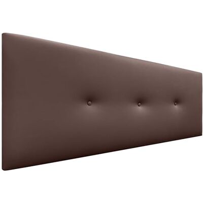 DHOME Kunstleder oder Acualine Stoff Kopfteil einfarbig mit Knöpfen gepolstert HIGH Range Luxus Bett Kopfteil Modernes Schlafzimmer Polsterung (Kuntsleder Schokolade, 150x50cm (Betten 150/160)) DHOME Kunstleder oder Acualine Stoff Kopfteil einfarbig mit Knöpfen gepolstert HIGH Range Luxus Bett Kopfteil Modernes Schlafzimmer Polsterung (Kuntsleder Schokolade, 150x50cm (Betten 150/160))