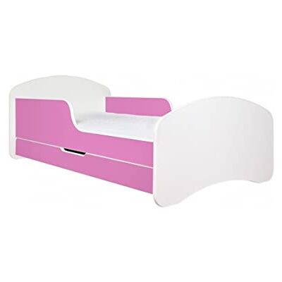 Generic BDW Kinderbett mit Matratze und Bettkasten NEU, 140/160/180/190 Kindern (Rosa, 190x90) Generic BDW Kinderbett mit Matratze und Bettkasten NEU, 140/160/180/190 Kindern (Rosa, 190x90)