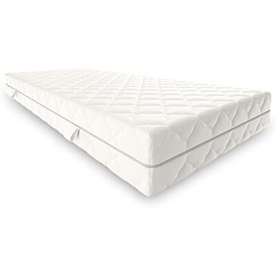 Mister Sandman Taschenfederkernmatratze 140x190 cm, Premium 7-Zonen Matratze H2 H3, Versand als Rollmatratze, Öko-Tex Zertifiziert, Wendematratze, 21 cm hoch Mister Sandman Taschenfederkernmatratze 140x190 cm, Premium 7-Zonen Matratze H2 H3, Versand als Rollmatratze, Öko-Tex Zertifiziert, Wendematratze, 21 cm hoch