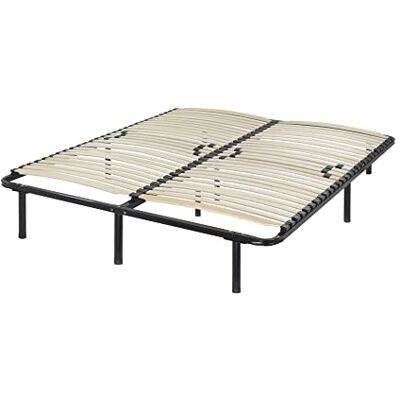 i-flair ® Metallbett Lattenrost 180x200 cm, Gästebett auf Füßen mit Stauraum, Lattenrahmen Ergo IF12 für alle Matratzen und Betten geeignet i-flair ® Metallbett Lattenrost 180x200 cm, Gästebett auf Füßen mit Stauraum, Lattenrahmen Ergo IF12 für alle Matratzen und Betten geeignet