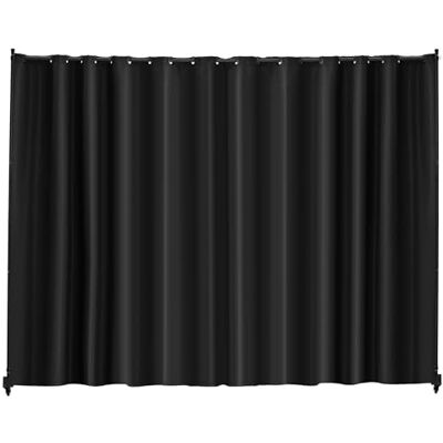 VEVOR Raumteiler Trennwand Paravent Stellwand Einzelpanel, Tragbarer Sichtschutz für Büro Schlafzimmer Esszimmer Arbeitszimmer Balkon, Raumtrenner Rollbar (308,5 x 45 x 245,5 cm), Schwarz VEVOR Raumteiler Trennwand Paravent Stellwand Einzelpanel, Tragbarer Sichtschutz für Büro Schlafzimmer Esszimmer Arbeitszimmer Balkon, Raumtrenner Rollbar (308,5 x 45 x 245,5 cm), Schwarz