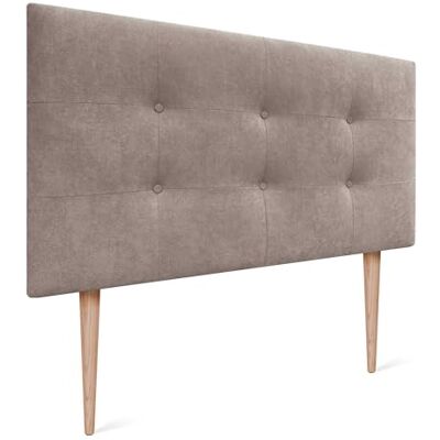 DHOME Kopfteil, gepolstertes Bett Kopfteil 8cm dick. Gepolstertes Kopfteil ACUALINE Stoff und Kunstleder. Bett-Kopfteile (Stoff Erde, 95x115cm Mit Füßen (Betten 80/90)) DHOME Kopfteil, gepolstertes Bett Kopfteil 8cm dick. Gepolstertes Kopfteil ACUALINE Stoff und Kunstleder. Bett-Kopfteile (Stoff Erde, 95x115cm Mit Füßen (Betten 80/90))