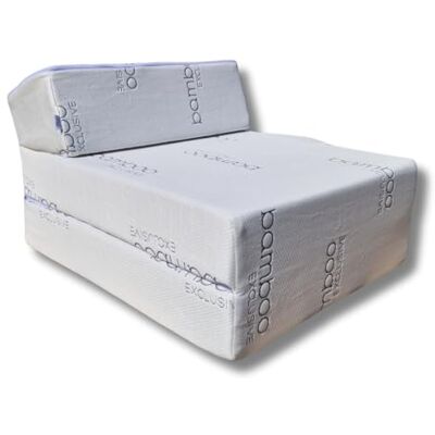 Natalia Spzoo Faltmatratze mit Schaumstoffkern und abnehmbarem Bezug – Klappmatratze mit Kopfteil – klappbare Schlafsessel (160 x 60 x 12cm) Natalia Spzoo Faltmatratze mit Schaumstoffkern und abnehmbarem Bezug – Klappmatratze mit Kopfteil – klappbare Schlafsessel (160 x 60 x 12cm)