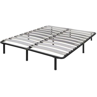 i-flair Metallbett Deck 160x200 cm Stabiler Metall-Lattenrahmen auf Füßen mit Breiten Latten Lattenrost für alle Betten und Matratzen geeignet i-flair Metallbett Deck 160x200 cm Stabiler Metall-Lattenrahmen auf Füßen mit Breiten Latten Lattenrost für alle Betten und Matratzen geeignet
