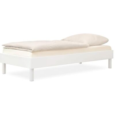 Ehrenkind ® Einzelbett Plano, 90 × 200 cm FSC® Zertifiziert Kiefer Weiß 2‑in‑1 Höhe (Bodenbett oder Standard), Modular und Höhenverstellbar Ehrenkind ® Einzelbett Plano, 90 × 200 cm FSC® Zertifiziert Kiefer Weiß 2‑in‑1 Höhe (Bodenbett oder Standard), Modular und Höhenverstellbar