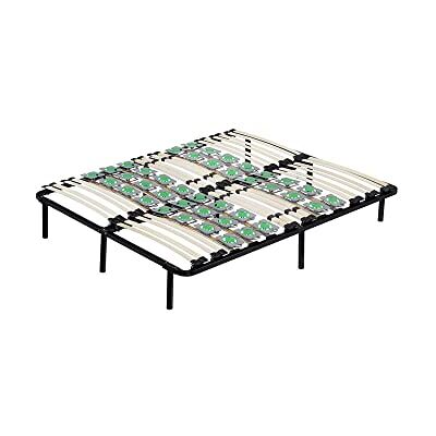 i-flair Metallbett Tellerlattenrost 180x200 cm auf Füßen, Gästebett Ergo IF55 mit Tellerfedern und Stauraum für alle Matratzen und Betten geeignet i-flair Metallbett Tellerlattenrost 180x200 cm auf Füßen, Gästebett Ergo IF55 mit Tellerfedern und Stauraum für alle Matratzen und Betten geeignet