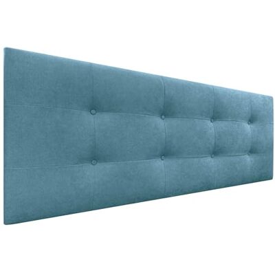 DHOME Kopfteil, gepolstert, 8 cm dick, gepolstertes Kopfteil Acualine, Stoff und Kunstleder, Kopfteile für Doppel- und Einzelbett (türkiser Stoff, 160 cm (Betten mit 150/160 cm)) DHOME Kopfteil, gepolstert, 8 cm dick, gepolstertes Kopfteil Acualine, Stoff und Kunstleder, Kopfteile für Doppel- und Einzelbett (türkiser Stoff, 160 cm (Betten mit 150/160 cm))