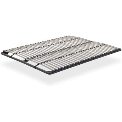 i-flair ® Ortho Lattenrost 160x200cm Lattenrahmen mit 56 Federholzleisten und Mittelgurte, Stabiler Stahlrahmen für alle Matratzen geeignet i-flair ® Ortho Lattenrost 160x200cm Lattenrahmen mit 56 Federholzleisten und Mittelgurte, Stabiler Stahlrahmen für alle Matratzen geeignet