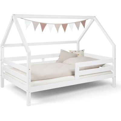 Ehrenkind hrenkind® Hausbett 120x200 Weiß, Kinderbett mit Rausfallschutz Ehrenkind hrenkind® Hausbett 120x200 Weiß, Kinderbett mit Rausfallschutz