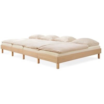 Ehrenkind ® Familienbett Plano, 360 × 200 cm (4 Module) FSC® Zertifiziert Massiv-Buche Natur 2‑in‑1 Höhe (Bodenbett oder Standard), Modular und Höhenverstellbar Ehrenkind ® Familienbett Plano, 360 × 200 cm (4 Module) FSC® Zertifiziert Massiv-Buche Natur 2‑in‑1 Höhe (Bodenbett oder Standard), Modular und Höhenverstellbar
