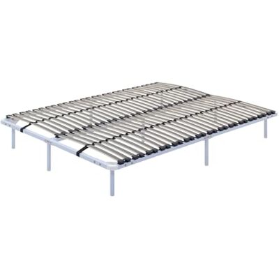 i-flair Lattenrost Metallbett Ortho 140x200 cm Weiß – Gästebett/Futonbett mit Füßen & Stauraum, Stabiler Lattenrahmen für alle Betten & Matratzen geeignet, 28 cm hoch i-flair Lattenrost Metallbett Ortho 140x200 cm Weiß – Gästebett/Futonbett mit Füßen & Stauraum, Stabiler Lattenrahmen für alle Betten & Matratzen geeignet, 28 cm hoch