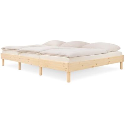 Ehrenkind ® Einzelbett Plano, 270 × 200 cm FSC® Zertifiziert Kiefer Natur 2‑in‑1 Höhe (Bodenbett oder Standard), Modular und Höhenverstellbar Ehrenkind ® Einzelbett Plano, 270 × 200 cm FSC® Zertifiziert Kiefer Natur 2‑in‑1 Höhe (Bodenbett oder Standard), Modular und Höhenverstellbar