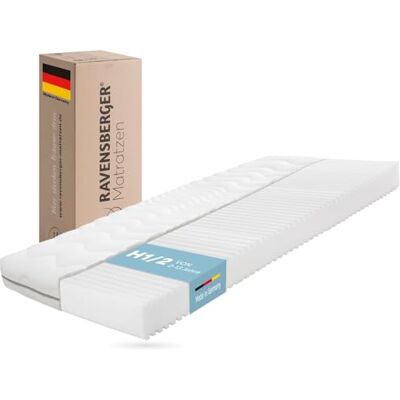Ravensberger Matratzen RAVENSBERGER Kinder- und Jugendmatratze Softwelle Härtegrad H1/H2, weich 90 x 200 cm, Höhe 16 cm 7-Zonen Kaltschaummatratze mit Funktionsbezug, allergikerfreundlich Ravensberger Matratzen RAVENSBERGER Kinder- und Jugendmatratze Softwelle Härtegrad H1/H2, weich 90 x 200 cm, Höhe 16 cm 7-Zonen Kaltschaummatratze mit Funktionsbezug, allergikerfreundlich