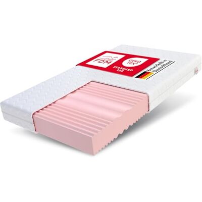 FDM Matratze 80x200 cm Härtegrad H3 H4 Höhe 20 cm Kaltschaummatratze Doppelseitige Rollmatratze HR-Schaum 7 Komfortzonen mit Hypoallergenem Waschbarem Jersey Bezug Oeko-Tex Verdura MAX Double FDM Matratze 80x200 cm Härtegrad H3 H4 Höhe 20 cm Kaltschaummatratze Doppelseitige Rollmatratze HR-Schaum 7 Komfortzonen mit Hypoallergenem Waschbarem Jersey Bezug Oeko-Tex Verdura MAX Double