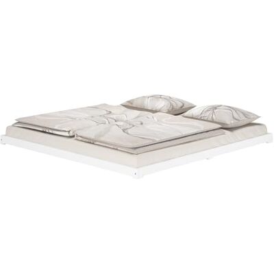 Erst-Holz ®Weißes Niederflurbett Futonbett Kieferholzbett 180 x 200 cmohne Zubehör Erst-Holz ®Weißes Niederflurbett Futonbett Kieferholzbett 180 x 200 cmohne Zubehör
