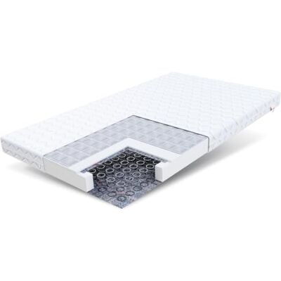FDM Baby Natura 90 x 180 cm Bonellfederkernmatratze Buchweizen Matratze 14 cm Höhe Kindermatratze Härtegrad H3 (Mittelhart) Polyurethanschaum Bezug Zweiseitig Abnehmbar Waschbar FDM Baby Natura 90 x 180 cm Bonellfederkernmatratze Buchweizen Matratze 14 cm Höhe Kindermatratze Härtegrad H3 (Mittelhart) Polyurethanschaum Bezug Zweiseitig Abnehmbar Waschbar