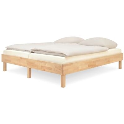 Ehrenkind ® Doppelbett Plano, 180 × 200 cm FSC® Zertifiziert Birke Lackiert 2‑in‑1 Höhe (Bodenbett oder Standard), Modular und Höhenverstellbar Ehrenkind ® Doppelbett Plano, 180 × 200 cm FSC® Zertifiziert Birke Lackiert 2‑in‑1 Höhe (Bodenbett oder Standard), Modular und Höhenverstellbar