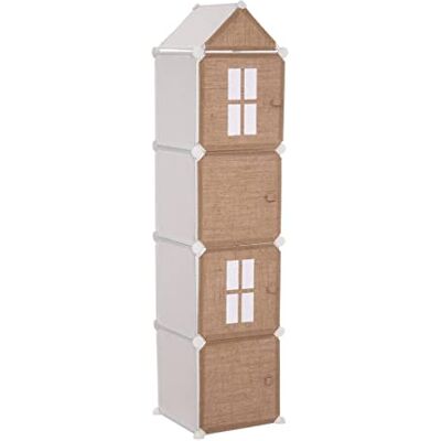 ATMOSPHERA CREATEUR D'INTERIEUR Atmosphera Kinderregal Column Metall und Jute Beige ATMOSPHERA CREATEUR D'INTERIEUR Atmosphera Kinderregal Column Metall und Jute Beige