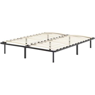 i-flair Metallbett NAMARA mit Lattenrost 180x200 cm Schwarz Höhe: 28 cm, stabiles Gästebett, mit Stauraum auf Füßen, geeignet für alle Matratzen i-flair Metallbett NAMARA mit Lattenrost 180x200 cm Schwarz Höhe: 28 cm, stabiles Gästebett, mit Stauraum auf Füßen, geeignet für alle Matratzen