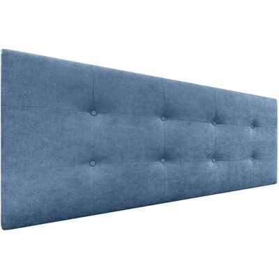 DHOME Kopfteil, gepolstertes Bett Kopfteil 8cm dick. Gepolstertes Kopfteil ACUALINE Stoff und Kunstleder. Bett-Kopfteile (Stoff Blau, 160cm (Betten 150/160)) DHOME Kopfteil, gepolstertes Bett Kopfteil 8cm dick. Gepolstertes Kopfteil ACUALINE Stoff und Kunstleder. Bett-Kopfteile (Stoff Blau, 160cm (Betten 150/160))