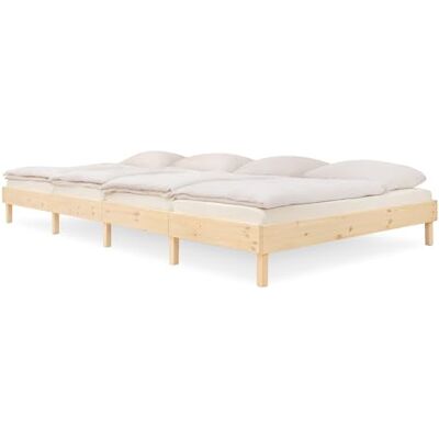 Ehrenkind ® Einzelbett Plano, 360 × 200 cm (4 Module) FSC® Zertifiziert Kiefer Natur 2‑in‑1 Höhe (Bodenbett oder Standard), Modular und Höhenverstellbar Ehrenkind ® Einzelbett Plano, 360 × 200 cm (4 Module) FSC® Zertifiziert Kiefer Natur 2‑in‑1 Höhe (Bodenbett oder Standard), Modular und Höhenverstellbar