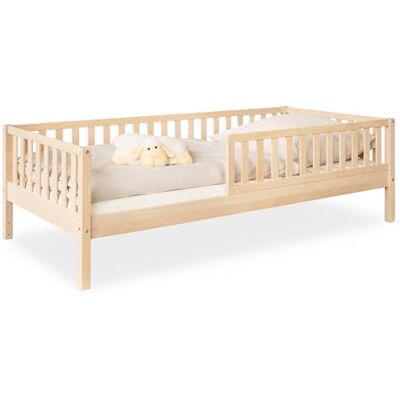 Ehrenkind ® Kinderbett Buche Livo FSC Zertifiziert Kinderbett mit Rausfallschutz Massivholz inkl. Lattenrost 90x200 cm Natur Bett 90x200 Inkl. Rausfallschutz Ehrenkind ® Kinderbett Buche Livo FSC Zertifiziert Kinderbett mit Rausfallschutz Massivholz inkl. Lattenrost 90x200 cm Natur Bett 90x200 Inkl. Rausfallschutz