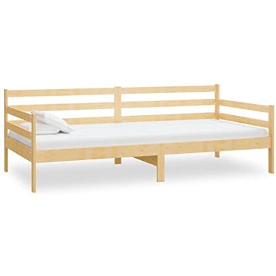 vidaXL Massivholz Kiefer Tagesbett Bettsofa Sofa Bett Einzelbett Sofabett Schlafsofa Bettgestell Gästebett Holzbett Massivholzbett 90x200cm vidaXL Massivholz Kiefer Tagesbett Bettsofa Sofa Bett Einzelbett Sofabett Schlafsofa Bettgestell Gästebett Holzbett Massivholzbett 90x200cm