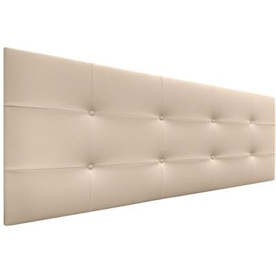 DHOME Kopfteil, gepolstertes Bett Kopfteil 8cm dick. Gepolstertes Kopfteil ACUALINE Stoff und Kunstleder. Bett-Kopfteile (Kuntsleder Beige, 160cm (Betten 150/160)) DHOME Kopfteil, gepolstertes Bett Kopfteil 8cm dick. Gepolstertes Kopfteil ACUALINE Stoff und Kunstleder. Bett-Kopfteile (Kuntsleder Beige, 160cm (Betten 150/160))