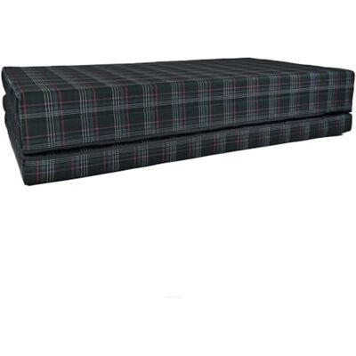 FORTISLINE Klappmatratze 120x195x8 cm 3-teilige Faltmatratze H2, Gästematratze und Reisematratze mit waschbarem Bezug, Oeko-TEX Standard 100, handgefertigt in der EU, für Gäste und Camping FORTISLINE Klappmatratze 120x195x8 cm 3-teilige Faltmatratze H2, Gästematratze und Reisematratze mit waschbarem Bezug, Oeko-TEX Standard 100, handgefertigt in der EU, für Gäste und Camping