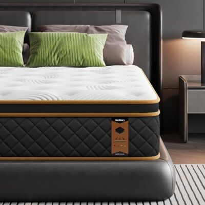 BedStory Taschenfederkernmatratze 160x200cm Härtegrad H3 Höhe 26cm Matratze H3 Höhe 26cm mit Öko-Tex Zertifiziert, 7 Zonen Taschenfederkernmatratze Mittelfeste,Federkernmatratze Komfortschaum BedStory Taschenfederkernmatratze 160x200cm Härtegrad H3 Höhe 26cm Matratze H3 Höhe 26cm mit Öko-Tex Zertifiziert, 7 Zonen Taschenfederkernmatratze Mittelfeste,Federkernmatratze Komfortschaum