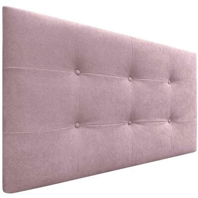 DHOME Kopfteil für Bett, gepolstert, 8 cm dick, gepolsterter Kopf, ACUALINE Stoff und Kunstleder, für Doppelbett (rosa Stoff, 105 cm (Betten 80/90/105)) DHOME Kopfteil für Bett, gepolstert, 8 cm dick, gepolsterter Kopf, ACUALINE Stoff und Kunstleder, für Doppelbett (rosa Stoff, 105 cm (Betten 80/90/105))