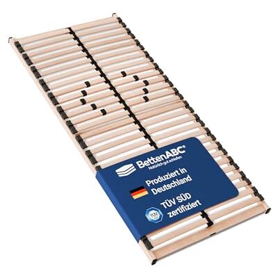 BettenABC Max1 Lattenrost 100x200cm Selbstmontage individuelle Härtegradverstellung für alle Matratzen geeignet hergestellt aus Schicht- & Buchenholz in Deutschland BettenABC Max1 Lattenrost 100x200cm Selbstmontage individuelle Härtegradverstellung für alle Matratzen geeignet hergestellt aus Schicht- & Buchenholz in Deutschland