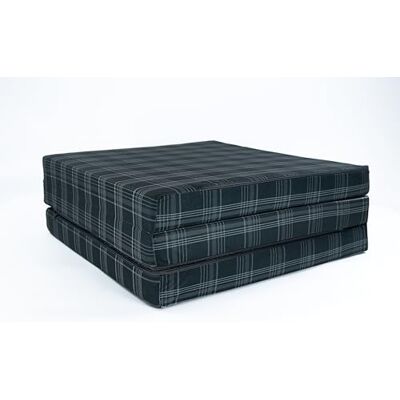 FORTISLINE Klappmatratze 195x60x9 cm, 3-teilige Faltmatratze H2, Gästematratze und Reisematratze mit waschbarem Bezug, Schaumstoff, Oeko-TEX, hergestellt in der EU FORTISLINE Klappmatratze 195x60x9 cm, 3-teilige Faltmatratze H2, Gästematratze und Reisematratze mit waschbarem Bezug, Schaumstoff, Oeko-TEX, hergestellt in der EU