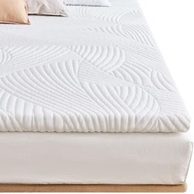 Sweetnight Topper 90x200cm,Matratzen Topper Viscoelastische Matratzenauflage Gelschaum Matratzentopper 90x200,Gel Memory Foam Topper,mit Abnehmbarem und Waschbarem Bezug,5cm Höhe,Weiß,H2 Sweetnight Topper 90x200cm,Matratzen Topper Viscoelastische Matratzenauflage Gelschaum Matratzentopper 90x200,Gel Memory Foam Topper,mit Abnehmbarem und Waschbarem Bezug,5cm Höhe,Weiß,H2