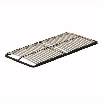 i-flair Lattenrost 80x200 cm Frank Metallrahmen stabil & belastbar 28 beschichtete Federholzleisten, Mittelgurt, stabiler Stahlrahmen, für alle Matratzen geeignet, bis 150 kg belastbar i-flair Lattenrost 80x200 cm Frank Metallrahmen stabil & belastbar 28 beschichtete Federholzleisten, Mittelgurt, stabiler Stahlrahmen, für alle Matratzen geeignet, bis 150 kg belastbar