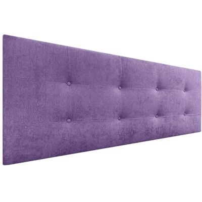 DHOME Gepolstertes Kopfteil ACUALINE 8cm Dick Stoff und Kunstleder für Bett 160cm (Betten 150/160) Lila DHOME Gepolstertes Kopfteil ACUALINE 8cm Dick Stoff und Kunstleder für Bett 160cm (Betten 150/160) Lila