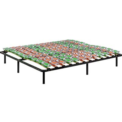i-flair Metallbett Tellerlattenrost 180x200 cm auf Füßen, Gästebett Ergo IF57 mit Tellerfedern und Stauraum für alle Matratzen und Betten geeignet i-flair Metallbett Tellerlattenrost 180x200 cm auf Füßen, Gästebett Ergo IF57 mit Tellerfedern und Stauraum für alle Matratzen und Betten geeignet