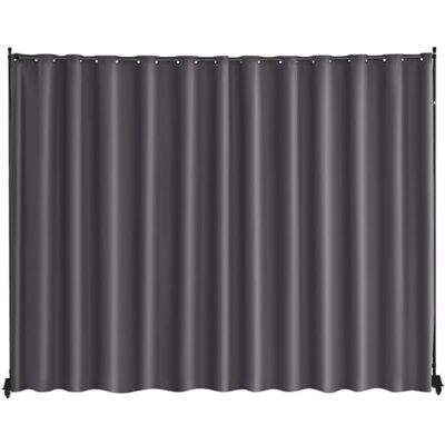VEVOR Raumteiler Trennwand Paravent Stellwand Einzelpanel, Tragbarer Sichtschutz für Büro Schlafzimmer Esszimmer Arbeitszimmer Balkon, Raumtrenner Rollbar (308,5 x 45 x 245,5 cm), Grau VEVOR Raumteiler Trennwand Paravent Stellwand Einzelpanel, Tragbarer Sichtschutz für Büro Schlafzimmer Esszimmer Arbeitszimmer Balkon, Raumtrenner Rollbar (308,5 x 45 x 245,5 cm), Grau