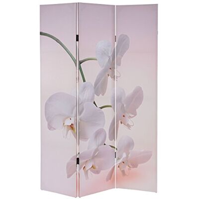 Mendler Foto-Paravent T233AM 180x120cm Orchidee Paravent, Trennwand, FSC-Zertifiziert Mendler Foto-Paravent T233AM 180x120cm Orchidee Paravent, Trennwand, FSC-Zertifiziert