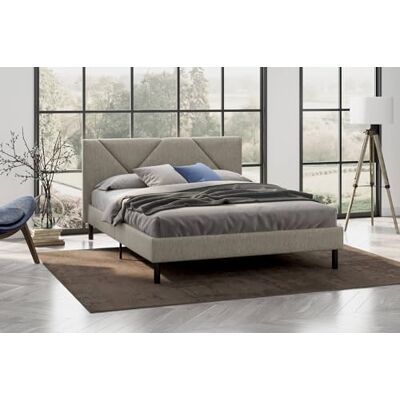 DMORA Tirino Bett - Gepolstert, Holzkonstruktion, Stauraum - Bettart DMORA Tirino Bett - Gepolstert, Holzkonstruktion, Stauraum - Bettart