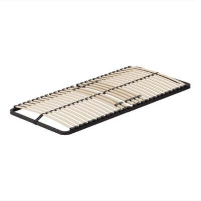 i-flair Grace Metallbett 90x200 cm mit Lattenrost stabiles Einzelbett 28 Federleisten, verstellbare Mittelzone, 6 Bettfüße (+2 cm), 28 cm hoch, Stauraum darunter, bis 150 kg, nach EN 1725 geprüft i-flair Grace Metallbett 90x200 cm mit Lattenrost stabiles Einzelbett 28 Federleisten, verstellbare Mittelzone, 6 Bettfüße (+2 cm), 28 cm hoch, Stauraum darunter, bis 150 kg, nach EN 1725 geprüft