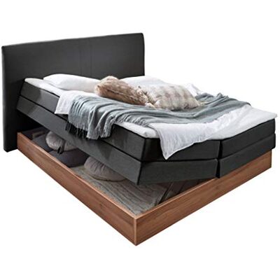 Atlantic Home Collection Stauraum Boxspringbett Michel, 7-Zonen Taschenfederkernmatratzen, Härtegrad H3, Anthrazit, 180 x 200 cm Atlantic Home Collection Stauraum Boxspringbett Michel, 7-Zonen Taschenfederkernmatratzen, Härtegrad H3, Anthrazit, 180 x 200 cm