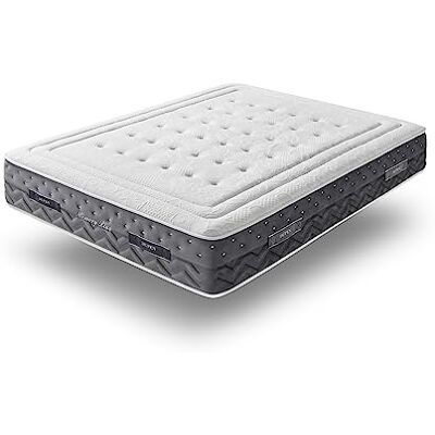 Dupen ® Viskoelastische Matratze Memory Plus mit Viscographen Höhe 28 cm, viskoelastisch 1,2 cm, mittlere Härte, hypoallergene Faser und Airdream-Kern, 3D-Stretchgewebe, Maße 135 x 200 cm Dupen ® Viskoelastische Matratze Memory Plus mit Viscographen Höhe 28 cm, viskoelastisch 1,2 cm, mittlere Härte, hypoallergene Faser und Airdream-Kern, 3D-Stretchgewebe, Maße 135 x 200 cm