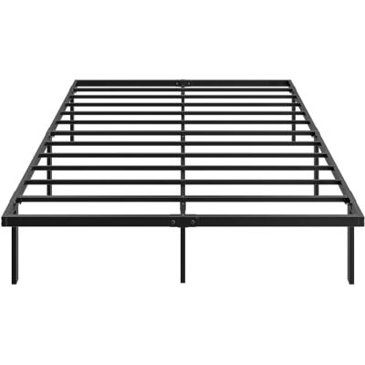 HOMCOM Bettgestell 140 x 200 cm Metallbett Geräuscharmes Doppelbett Schwarz 35,5 cm Hohe, mit Lattenrost, Stauraum Unter Dem Bett, Einfache Montage HOMCOM Bettgestell 140 x 200 cm Metallbett Geräuscharmes Doppelbett Schwarz 35,5 cm Hohe, mit Lattenrost, Stauraum Unter Dem Bett, Einfache Montage