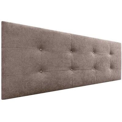 DHOME Gepolstertes Bett Kopfteil ACUALINE 8cm Dick, Stoff und Kunstleder, 160cm für Betten 150/160 (Stoff Braun) DHOME Gepolstertes Bett Kopfteil ACUALINE 8cm Dick, Stoff und Kunstleder, 160cm für Betten 150/160 (Stoff Braun)