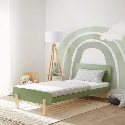 Homestyle4u Kinderbett 90x200 Grün - Kinderbett Homestyle4u Kinderbett 90x200 Grün - Kinderbett