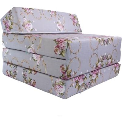 FORTISLINE Klappmatratze 200x70x10 cm mit Kopfteil, 3-teilige Faltmatratze, Gästematratze und Reisematratze, Schaumstoffmatratze mit waschbarem Bezug, Oeko-TEX, hergestellt in der EU FORTISLINE Klappmatratze 200x70x10 cm mit Kopfteil, 3-teilige Faltmatratze, Gästematratze und Reisematratze, Schaumstoffmatratze mit waschbarem Bezug, Oeko-TEX, hergestellt in der EU