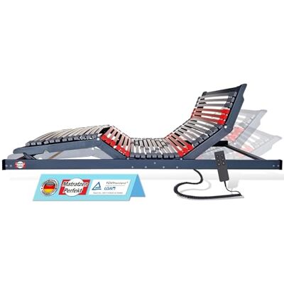 Matratzen Perfekt 7-Zonen Lattenrost 80x200cm Elektrisch Ultraflach 9 cm Hoch 42 Leisten Geeignet für Bettkasten fertig montiert Kautschukkappen Lordosenstuetze belastbar bis 300 kg Matratzen Perfekt 7-Zonen Lattenrost 80x200cm Elektrisch Ultraflach 9 cm Hoch 42 Leisten Geeignet für Bettkasten fertig montiert Kautschukkappen Lordosenstuetze belastbar bis 300 kg