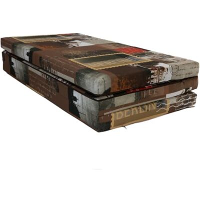 FORTISLINE Klappmatratze 195x120x8cm, 3-teilige Faltmatratze, H2 Gästematratze, Camping Faltbare Kamping Bett, Waschbar Bezug, Erwachsene Klappbar, Reisematratze Schaumstoff Matratze (Berlin-Motiv) FORTISLINE Klappmatratze 195x120x8cm, 3-teilige Faltmatratze, H2 Gästematratze, Camping Faltbare Kamping Bett, Waschbar Bezug, Erwachsene Klappbar, Reisematratze Schaumstoff Matratze (Berlin-Motiv)