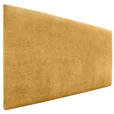DHOME Kopfteil in unifarbenem Cord, hohe Qualität, modernes gepolstertes Kopfteil, Luxus-Bett, gepolstertes Schlafzimmer (Senfgelb, 90 cm) DHOME Kopfteil in unifarbenem Cord, hohe Qualität, modernes gepolstertes Kopfteil, Luxus-Bett, gepolstertes Schlafzimmer (Senfgelb, 90 cm)